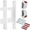 Babotech Supporto da parete per Fritzbox 7690 7590 AX 7530 7510 5590 Fiber 5530 6660 6890 6850 LTE 6670 4690 4050 | due pezzi con viti e tasselli
