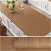 VEELIKE Pellicola Adesiva per Mobili Legno Vintage Carta da Parati Effetto Legno Marrone Chiaro 40 cm x 300 cm Carta da Parati Adesiva Muro Camera da Letto Piano di Lavoro Cucina Tavolo Lavabile