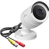 Loocam Telecamera di Sicurezza HD 2MP 1080p, Telecamera Cablata Ibrida 4-in-1 CVI/TVI/AHD/CVBS, Visione Notturna IR, Resistente alle intemperie per Sistemi di Telecamere DVR CCTV Esterno Interno