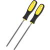 M METERXITY 2-Pack Lima Rotonda In Metallo 6 Pollici, Lima Diamantata In Acciaio Ad Alto In PVC Per Legno/Metallo/Ceramica/Vetro/Pietra/Gioielli/Modelli/Fai Da Te/Affilatura