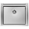 Foster 1255 850 Lavello da Incasso 1 Vasca Monovasca 570 x 470 mm sottotop Serie Quadra EVO Acciaio Inox 1255850