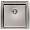 Foster 1254 850 Lavello da Incasso 1 Vasca Monovasca 470 x 470 mm sottotop Serie Quadra EVO Acciaio Inox 1254850