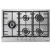 Foster PRONTA CONSEGNA - SPEDIZIONE IMMEDIATA Foster 7018 032 Piano Cottura da Incasso 5 Fuochi Gas 75 cm Acciaio inox Griglie in Ghisa Serie Power - 7018032