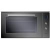 Foster 7107 646 Forno da Incasso Multifunzione Elettrico 90 cm Altezza 48 cm PVD Gun Metal e vetro Black Mirror Classe A Serie FL90 Manopole a scomparsa Push-Push - 7107646