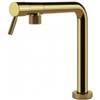 Foster 8524009 Miscelatore da cucina monocomando Sottofinestra PVD Colorazione Gold Oro con canna girevole a scomparsa Margot 8524 009