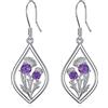 VONALA Gioielli con cardo scozzese Regali in argento Sterling Scozia Orecchini a pendente con cardo Scozzese Orecchini per donne