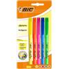 Bic Brite Liner - Evidenziatore, confezione da 5 unità, colori assortiti