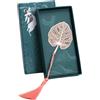 SERYUUT Segnalibro in foglia di metallo, regalo per donne Elegante segnalibro con nappa in confezione regalo Design di arte orientale per donne, insegnanti, madri, studentesse
