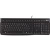 LOGITECH Tastiera Logitech K120 - Connettività via cavo - Interfaccia USB - Tedesco - Nero - Interfaccia USB
