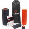 ELVIRE SPORT Elvire Sport Set di massaggi con rulli di schiuma per tessuti profondi - rulli di schiuma, rullo e palla per massaggi, rullo per piedi - per alleviare il dolore
