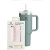 Stanley 1913 Quencher H2.0 FlowState Borraccia con Cannuccia 1.2L - Freddo per 11 Ore - Bevanda Ghiacciata fino a 48 Ore - Include All-Day Quencher Carry-All - Shale