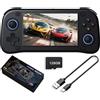 Coaptop Nuova console da gioco portatile, 128 GB di memoria interna con 20.000 giochi, sistema Linux, console portatile per videogiochi, schermo IPS da 4,3 pollici, oltre 30 emulatori e sistema Linux (nero