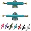 LEEFAI Mini skateboard da 34 mm G3 con gancio colorato, professionale, invertito, boccola più dura, camion senza distanziatore, con hardware e strumento (blu)