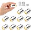 TaimeiMao 10 mini luci a LED per illuminazione della casa delle bambole, luce bianca calda, piccole luci a LED con batteria e punti adesivi, mini luci in miniatura, per modelli in miniatura, palloncini