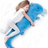 Dalmao Axolotl - Cuscino gigante in peluche, 120 cm, colore blu Axolotl, ideale per bambini, compleanno, Pasqua
