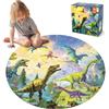 Funsland Puzzle Bambini 3 Anni, 70 Pezzi Puzzle del Mondo dei Dinosauri, Giochi per Bambini Puzzle Cartone Materiale, Regalo Bambina per Feste di Compleanno 4 5 6 7 8 9 10 Anni