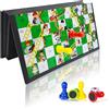 MAOSHYMS Snakes And Ladders,Toys Scale e Serpenti Tradizionale,Gioco da Tavolo Magnetico,Scale e Serpenti Gioco per La Famiglia, Regalo per Bambini e Adulti