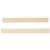 Musiclily Sella in Osso Non Modellato per Chitarra Acustica/Classica tipo Martin, 80x3x10mm(2 Pezzi)