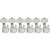 Musiclily Pro R15J-09 6 in Linea 15:1 2-Pin Meccaniche Chitarra Cromato
