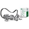 INA 530 0650 30 Kit cinghia distribuzione pompa acqua 29 mm Compatibilità con VW Golf 7 Hatchback 5G1, BQ1, BE1, BE2 TIGUAN 5N, AUDI Q5 8RB A3 Sportback 8VA, 8VF A4 Avant 8K5, B8