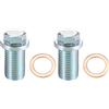 A ABSOPRO Tappo Coppa Olio Motore 2 Set M14x1.5 Motore Olio Scarico Tappo con Rondella per Mercedes-Benz