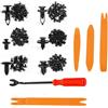 Armastuse 200 Pezzi Clip di Fissaggio per Auto 6 Diverse Tipologie di Clip per Rivestimenti Porta e Clip in Plastica per Paraurti Universali con Strumenti Rimozione Fissaggio
