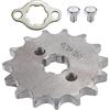 QUARKZMAN 428 15T Denti 17mm ID Motore Anteriore Pignone 1 Pz Per Moto | Materiale: Metallo. Rotazione Stabile. Adatto Per ATV, Quad, Go Kart, Motocross. Dimensioni: 65x7mm. Vite: M6x1.0.