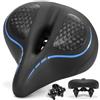 CDYWD Ultrawide Traspirante Sellino Bici per Uomini & Donne, Comodo, Morbido, Ergonomico Schiuma di Memoria Sella Bici Comoda, Sostituzione Universale Sella Bici per MTB, City Bike, Ebike, Cyclette