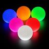 GOEDCH 6 palline da golf luminose: autoilluminanti in caso di impatto, palline da golf a LED, alta elasticità, per allenamento notturno e tiri a lungo raggio (rosso, giallo, verde, blu, bianco, rosa)