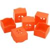 PATIKIL Porta Gessetto per Biliardo, 11Pz Porta Gesso da Biliardo, Porta Gesso Portatile, Accessorio per Tavolo da Biliardo per Gesso da Biliardo, Arancione