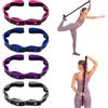 GWEOR 4 Pcs Elastici Fitness, Fascia Elastica Fitness, Elastico Pilates con 8 Fisso Loop, Cinghie Elastiche, Yoga Stretching Band, Elastico Fasce di Resistenza per Yoga, Pilates, Fitness, Stretching, Danza