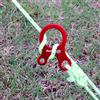 Egurs Tirante per Tenda 10pcs Ultralight 3 Fori Tirante Corda Tenditori per Corde Tendicatena in Lega Veloce Strumento annodamento di Alluminio di Campeggio attività all'aperto Tenda Accessorio