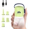 Woowind Kona Air Pompa Elettrica Per Materasso Gonfiabile, mini pompa ad aria per gonfiabili, portata 200 L/min, gonfia/sgonfia letti, galleggianti, tende, con luce LED di 10 ore
