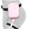 YHESUBZ Marsupio da gamba impermeabile, in similpelle, per moto, coscia, marsupio da donna, Colore: rosa., tempo libero