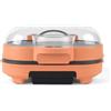 Giles & Posner Funfair burger maker elettrico & grill per uova, 750 W - cuoce 2 burger/uova in meno di 7 min, funzione scalda panini, piastre antiaderenti, spie pronto, arancione opaco