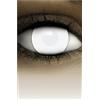 FXCONTACTS Lenti a contatto colorate di Halloween bianche DEAD ZOMBIE, morbide, 2 pezzi (1 paio), ATTENZIONE: Solo 60% di visione - Senza prescrizione