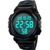 UEOTO Orologio Sportivo Uomo Impermeabile 5ATM, Digitale con Allarme/Cronometro/Retroilluminazione LED, Militare per Adolescenti