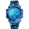 UEOTO Orologio digitale per ragazzi e ragazzi impermeabile orologio sportivo con sveglia cronometro 12-24 ore orologio elettronico LED per bambini e adolescenti