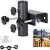 Jiahuade Supporto per Ombrellone da Balcone,Clip per Ombrelloni da Esterno,Morsetto da Giardino per Ombrelloni,Ombrellone da Ringhiera Balcone,supporto per ombrellone regolabile Utilizzabile per Terrazze