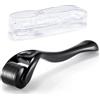qobobo Derma Roller da 1,5 mm, per la crescita della barba, per cicatrici, per capelli, viso e barba, per uomini e donne
