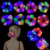 Joycabin 8 elastici per capelli luminosi, a LED con 3 modalità di luce, elastici in organza, per donne, ragazze, accessori per capelli, feste di Capodanno, carnevale, feste in costume