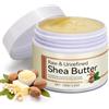 BAOXIAOBEN Burro di karitè non raffinato, biologico, 120 g, 100% puro burro di karitè, per cosmetici, capelli e corpo, idratante naturale, vegano per tutti i tipi di pelle