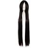 MapofBeauty 39 Pollic/100cm Lungo Dritto Cosplay Costume Moda Festa Parrucche (Marroncino Nero)