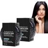 Dyceittdia 2pcs Sapone shampoo al Carbone di bambù, Shampoo sapone anti-Caduta dei capelli al Carbone di bambù, Migliora i capelli secchi, 2pcs*60g, soap