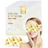 lulir Maschere Occhi Riscaldanti, 16 Pezzi Maschere a Vapore Auto-Riscaldanti Monouso, Maschera Termica per Occhi Contro Stanchezza, Gonfiore,Studenti, Insegnanti, Ufficio (Camomilla-Giallo)