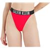Calvin Klein Slip Bikini Donna Thong Tanga, Rosso (Signal Red), L