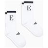 Emporio Armani Bi-pack Calze Spugna, BIANCO