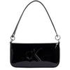 Calvin Klein borsa da spalla, NERO VERNICE