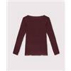 Jadea Sottogiacca Cashmere Scollatura Barca, VINACCIA