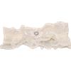 Giarrettiera Sposa Pizzo, BIANCO FIOCCO BIANCO